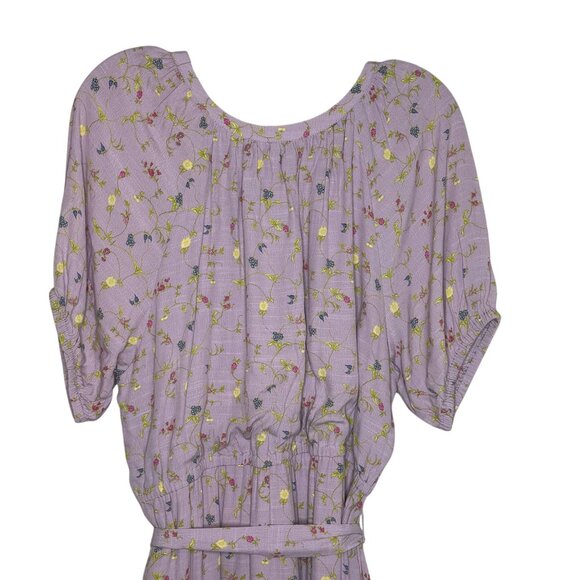 Matilda Jane Enchanted Garden Lilac Floral Midi Dress Clean Girl Small Romantic - Picture 7 of 12